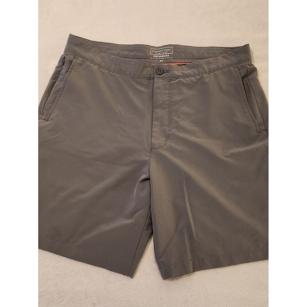 Vineyard Vines Men's Gray Performance Shorts Size 34